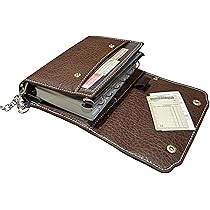 ヴィンテージ手帳 Amazon.co.jp: システム手帳 ビジネス手帳 三つ折り